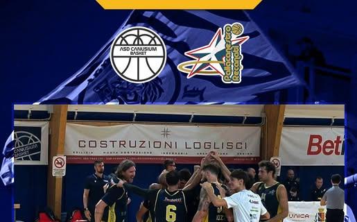 Serie B - Pallacanestro Recanati: sul campo della Canusium conquistati due punti importanti