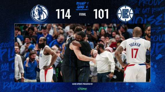 NBA Playoff - Ciao Clippers: i Dallas Mavericks avanzano al secondo turno