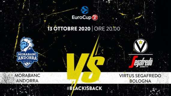LIVE EUROCUP - Travolgente Virtus Bologna di scena ad Andorra