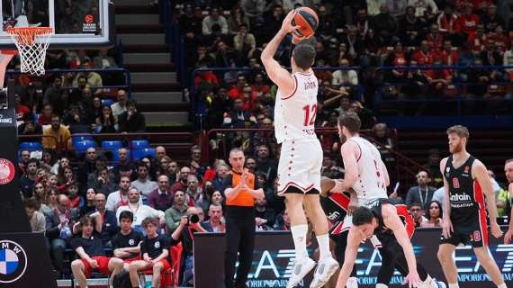 LIVE EuroLeague - Olimpia Milano vittoria di prestigio sull'Olympiacos