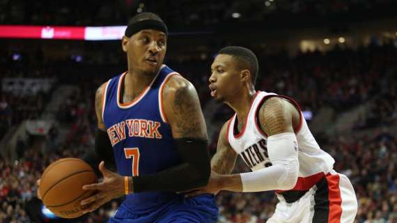 NBA - Per Damian Lillard c'è ancora possibilità di vedere Carmelo Anthony in maglia Blazers