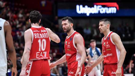 Olimpia Milano, i 107 punti segnati in G3 sono il nuovo massimo ai playoff per l'Olimpia dal 1991