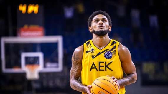 BCL - Prentiss Hubb, ex Trento, guida l'AEK con 28 punti sul Maccabi Ramat-Gan | Gruppo E