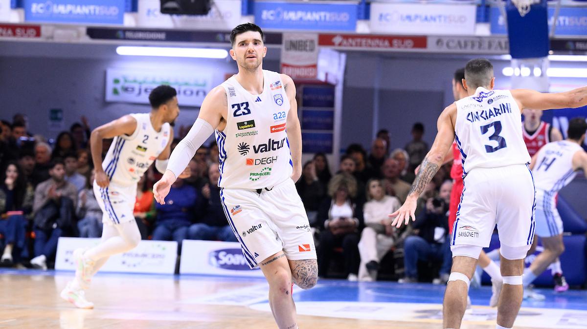 Valtur Brindisi a Roseto, Radonjic: "Gara importante in chiave Finali Four"