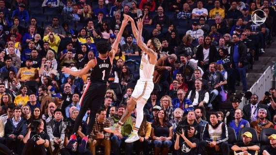 NBA - Contro Portland arriva la prima vittoria al Chase Center per i Warriors