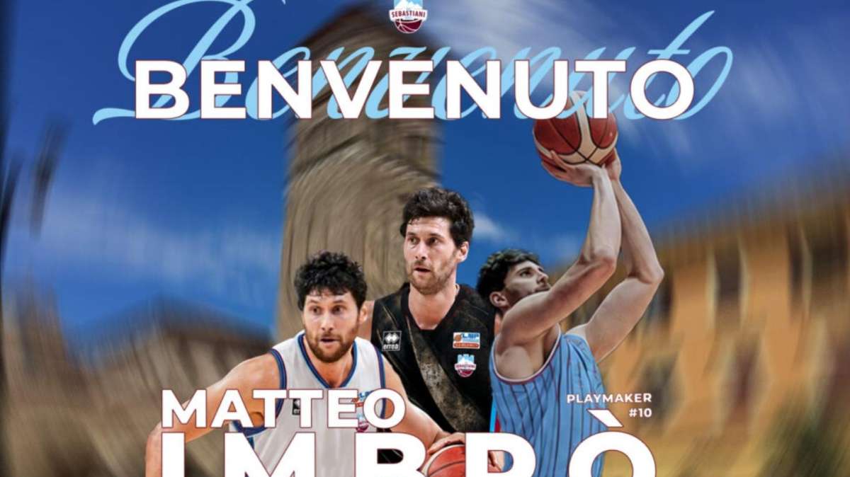 Matteo Imbrò alla Sebastiani Rieti: «C'è la voglia di fare una grande stagione»