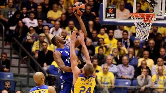 EuroLeague - L'Anadolu Efes sbanca l'arena del Maccabi Tel Aviv