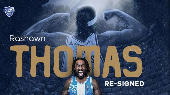 UFFICIALE LBA - Sassari, rinnovato Rashawn Thomas per il 2025/26