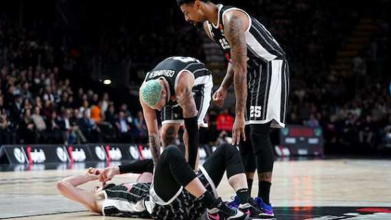 EL - Virtus Bologna, infortunio Toko Shengelia: la dinamica (video)