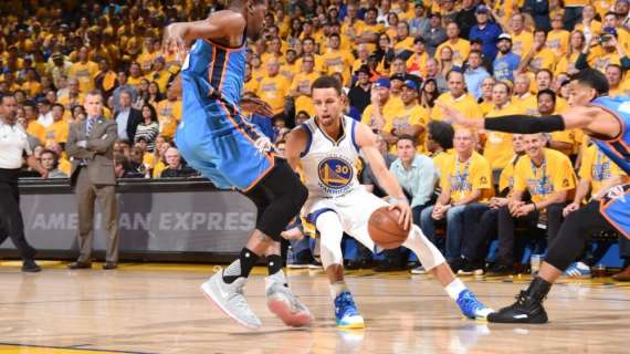 NBA - Playoff Golden State c'è compreso Curry: Thunder fermati, si va a gara 6