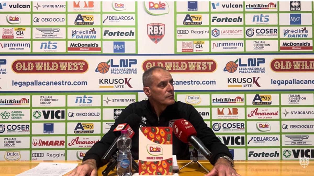 Dole Rimini, Dell'Agnello: "Oggi è andata male, ma abbiamo le credenziali per vincere a Pesaro"
