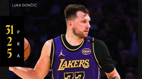 NBA - Luka Doncic: "I Lakers mi hanno permesso di essere me stesso"