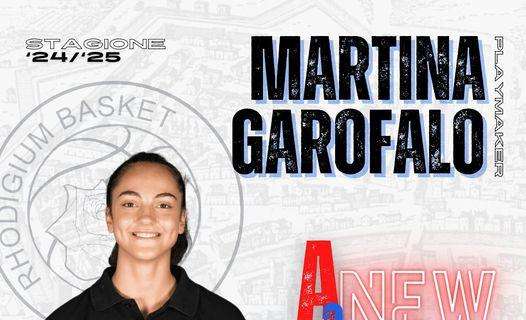 A2 F - Martina Garofalo, la new entry per la Solmec Rhodigium Basket