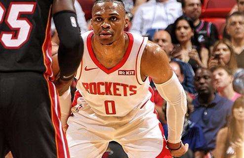 NBA - Rockets, nessun back to back per Russell Westbrook