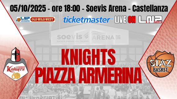 Serie B - Legnano Knights ospitano Piazza Armerina prima della pausa