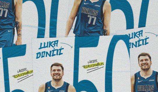 NBA - Dallas, la tripla doppia numero 50 di Luka Doncic