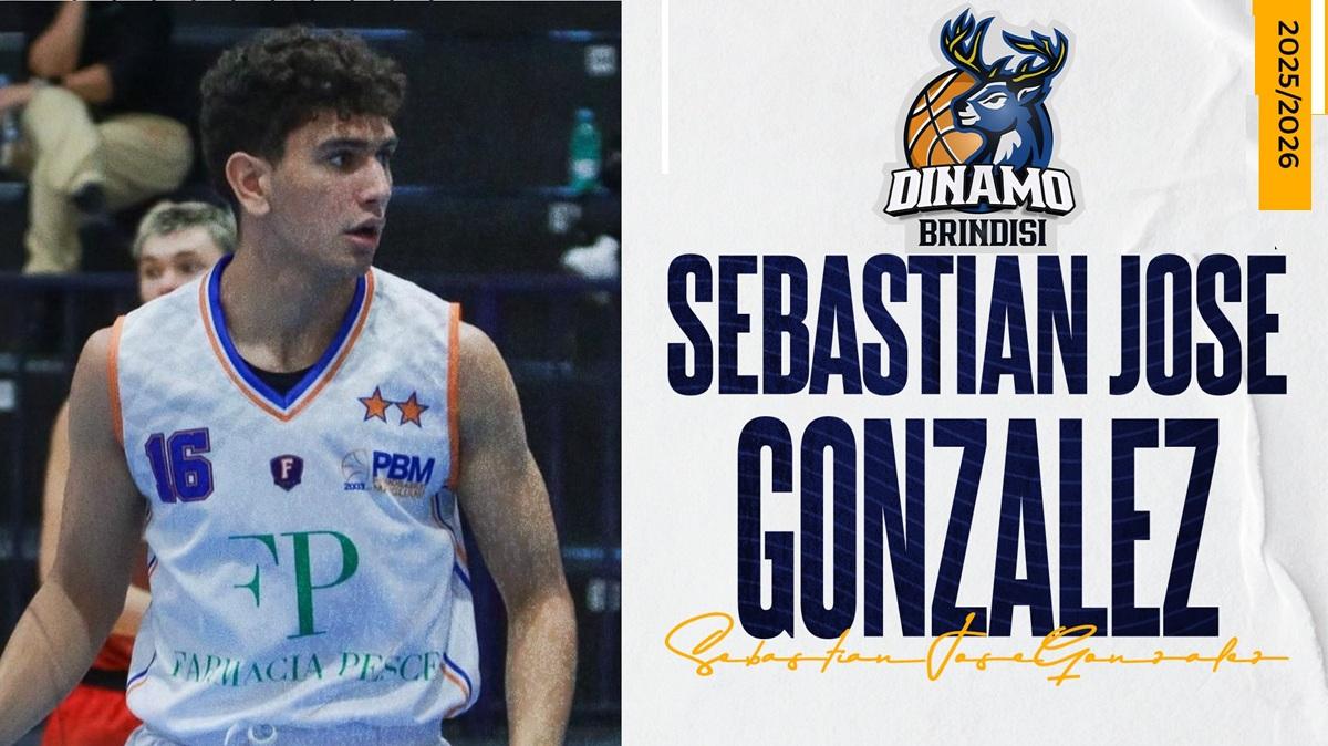Serie B - La Dinamo Brindisi accoglie Sebastian Josè Gonzalez nel roster 2025/2026