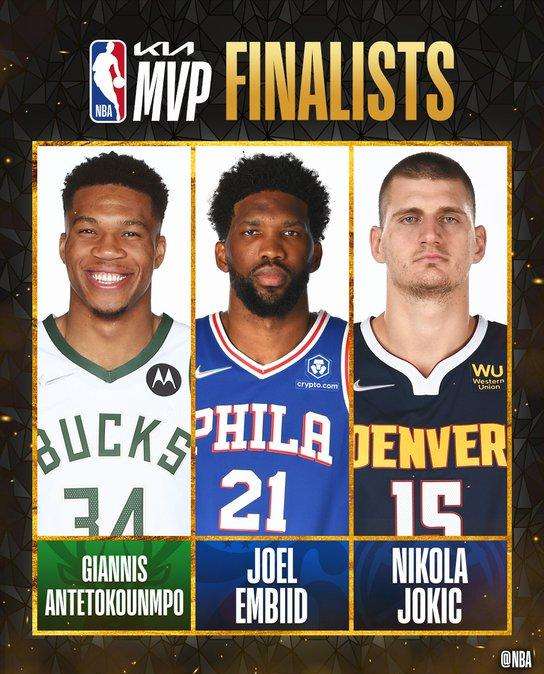 NBA Awards 2022 - Jokic, Giannis, Embiid sono i finalisti dell'MVP