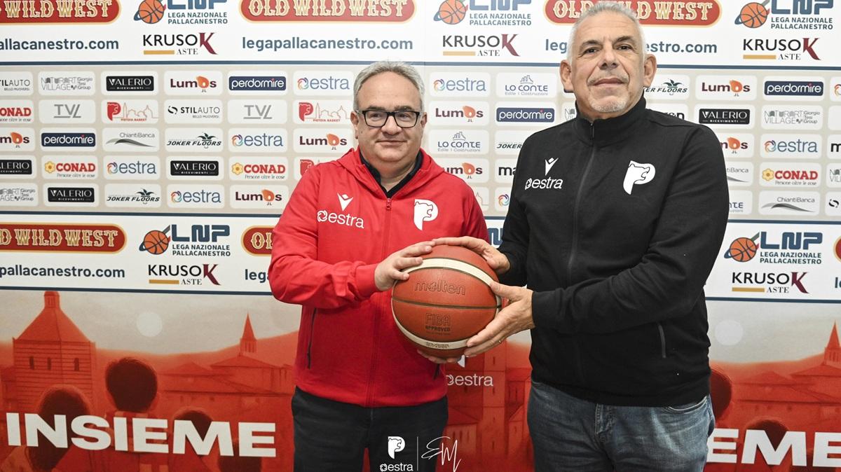 A2 - Pino Sacripanti all’Estra Pistoia Basket: “Arrivo in un luogo amico, pronto a ripagare la fiducia”