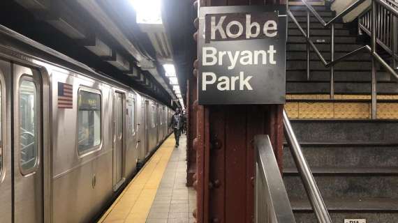 Addio Kobe. I Newyorkesi dedicano una uscita della metropolitana