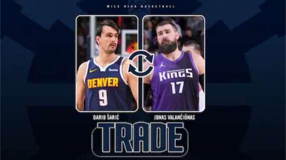UFFICIALE NBA - Jonas Valanciunas, completata la trade tra Kings e Nuggets