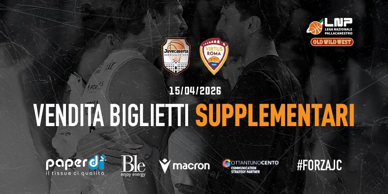 Serie B - Juvecaserta vs Virtus Roma, divieto vendita tagliandi ai residenti nella provincia di Roma