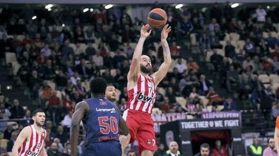 EuroLeague - L'Olympiacos ricaccia indietro il Baskonia