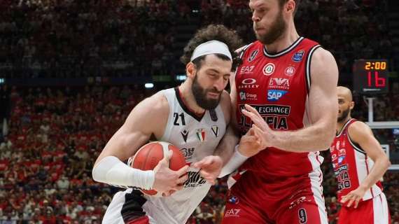 EuroLeague - Virtus, Shengelia fuori anche contro il Crvena Zvezda