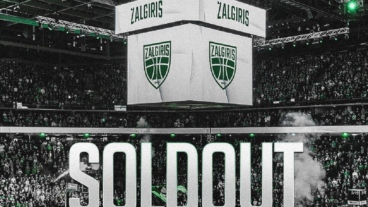 Per lo Zalgiris il sold out numero 37 consecutivo in EuroLeague
