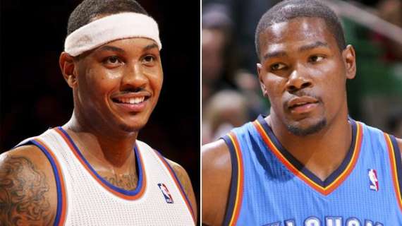 Carmelo Anthony chiama Kevin Durant a New York