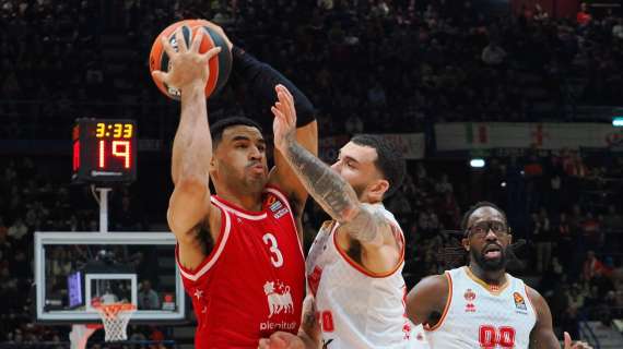 UFFICIALE LBA - Naz Mitrou-Long lascia l'Olimpia Milano