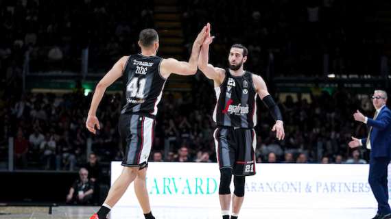 Virtus, Banchi: «Bel gesto di Shengelia con Zizic. C'è affetto tra questi ragazzi»