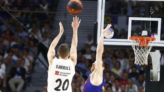 ACB Playoff - Carroll esalta la remontada del Real Madrid sul Barcelona