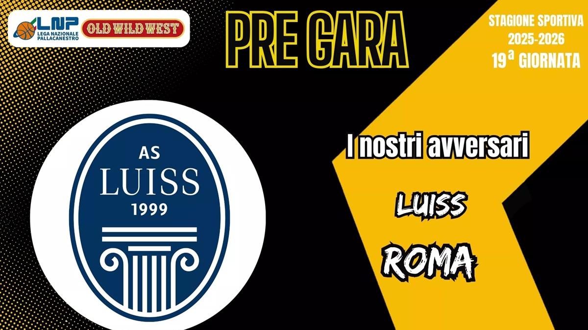 Serie B - Tra Natale e Capodanno c’è Allianz Pazienza vs Luiss Roma