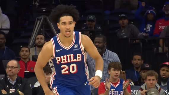 NBA - Sixers, Jared McCain va ko: il rookie si è rotto il menisco