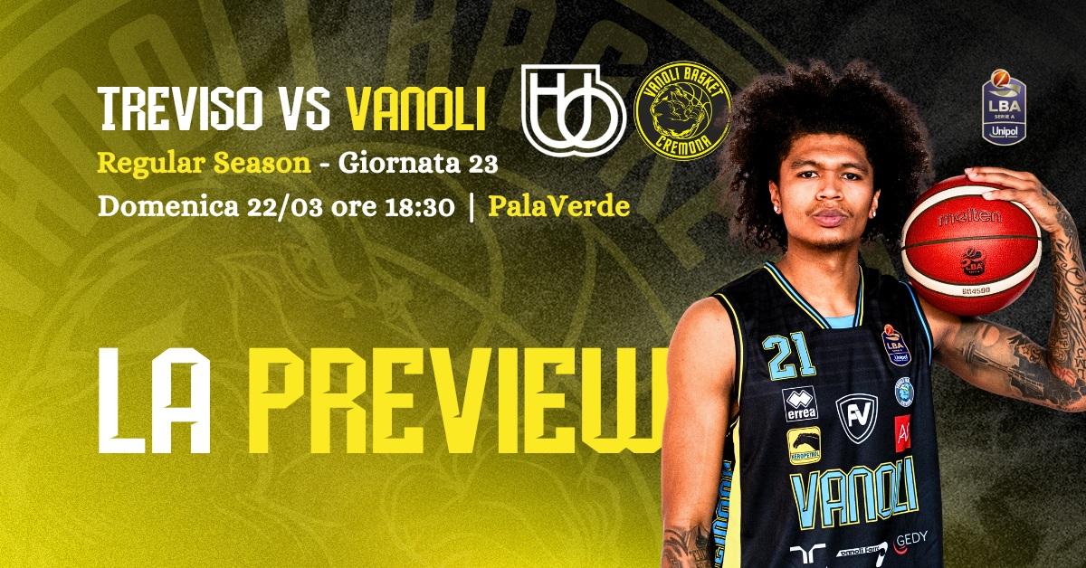 Vanoli Cremona, sfida salvezza al Palaverde contro una Treviso rinnovata