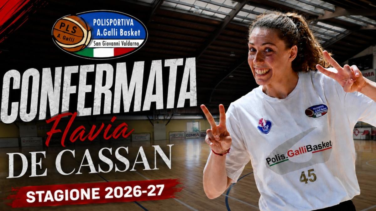 A2 F : per Flavia De Cassan c'è il rinnovo con il Galli S. Giovanni