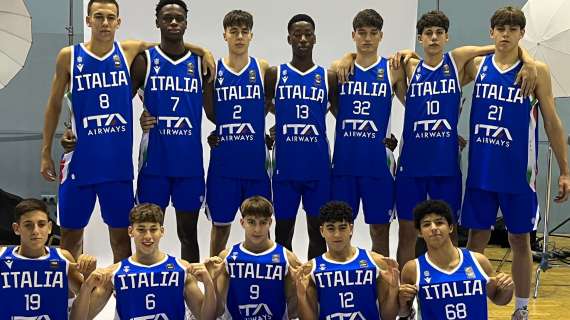 Italbasket U16 M, inizia l'Europeo. Mangone: «Faremo attenzione a tutti i dettagli»