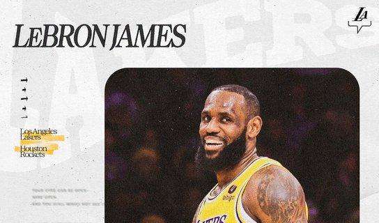 NBA - Lakers, l'ultimo quarto di LeBron per dare una lezione ai Rockets