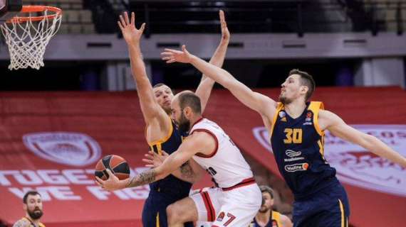 EuroLeague - L'Olympiacos si congeda con la vittoria al Pireo sul Khimki