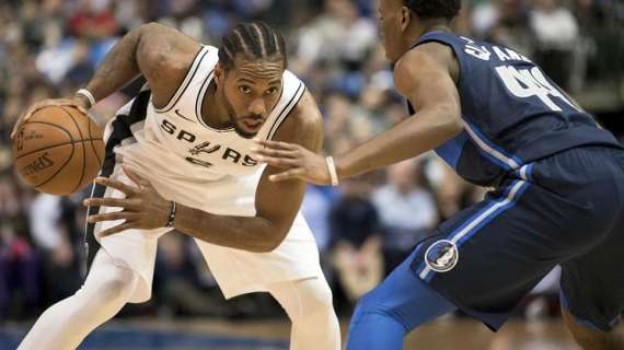 NBA - Spurs-Mavs: rientro con sconfitta per Kawhi Leonard