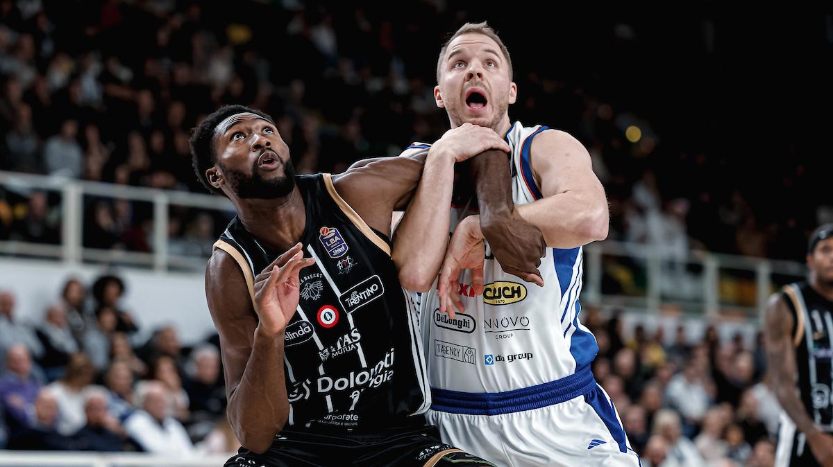 Intervallo: Trento avanti 39-34 su Treviso, i numeri del primo tempo