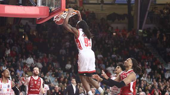 Varese e Olimpia sul 54-43 all'intervallo: il tabellino dopo 20', già 13 di Johnson