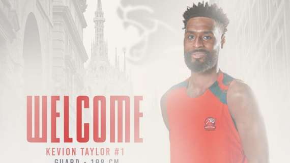 UFFICIALE A2 - Urania Milano, firmato Kevion Taylor