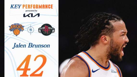 NBA - Nel finale serrato Brunson porta alla vittoria i Knicks sui Rockets