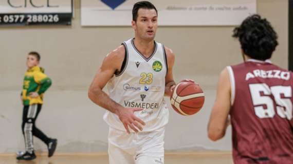 Serie B - La Vismederi Costone ai saluti con l'ala Nicola Bastone