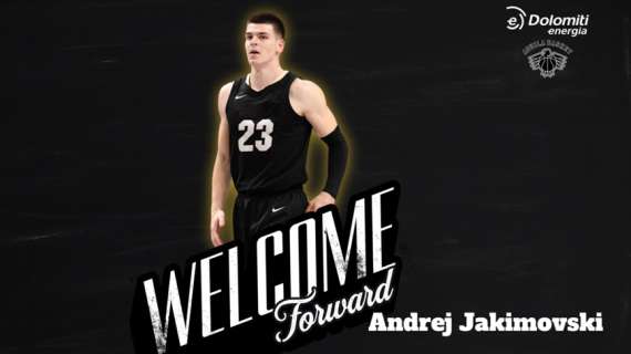 UFFICIALE LBA - Aquila Trento, arriva l’ala Andrej Jakimovski