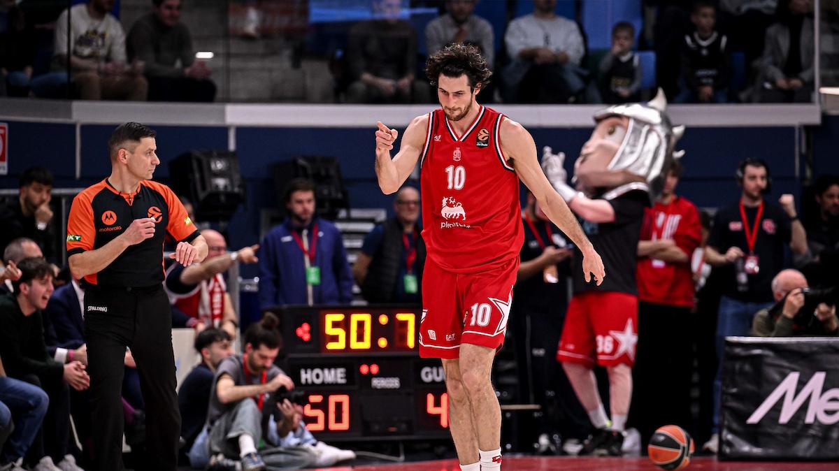 Olimpia Milano: Leandro Bolmaro evita lesioni, ma è out almeno due settimane