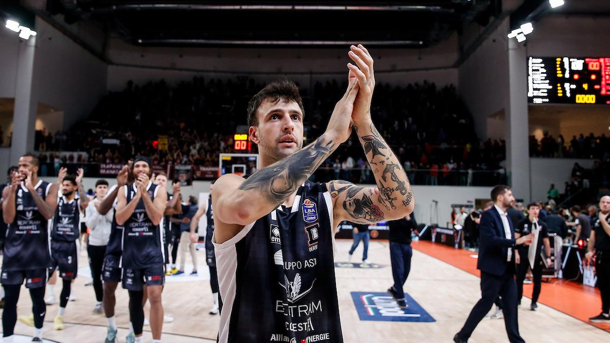 Bertram Derthona Tortona, Baldasso a tutto campo: "Contro Trapani un successo di squadra"