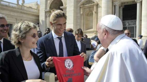 A2 - Biella, Federico Massone accolto in udienza da Papa Francesco 